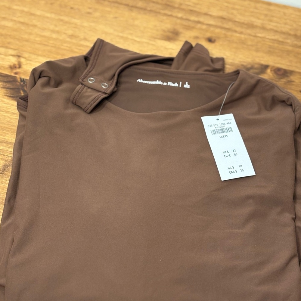 Abercrombie & Fitch Chocolate Brown Bodysuit